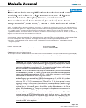 Cover page: Placental malaria among HIV-infected and uninfected women receiving anti-folates in a high transmission area of Uganda