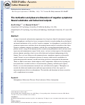 Cover page: The motivation and pleasure dimension of negative symptoms: Neural substrates and behavioral outputs