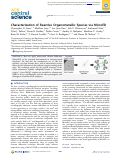 Cover page: Characterization of Reactive Organometallic Species via MicroED.