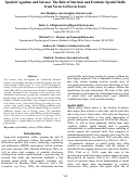 Cover page: Spatial Cognition and Science: The Role of Intrinsic and Extrinsic Spatial Skillsfrom Seven to Eleven Years