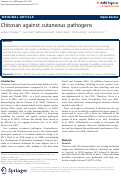 Cover page: Chitosan against cutaneous pathogens