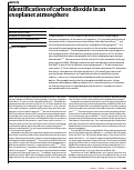 Cover page: Identification of carbon dioxide in an exoplanet atmosphere