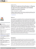 Cover page: Deficient Cholesterol Esterification in Plasma of apoc2 Knockout Zebrafish and Familial Chylomicronemia Patients