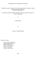 Cover page: Solidarity Economies, Networks and the Positioning of Power in Alternative Cultural Production and Activism in Brazil : The Case of Fora do Eixo