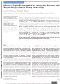 Cover page: Effects of Topical Latanoprost on Intraocular Pressure and Myopia Progression in Young Guinea Pigs