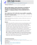 Cover page: Effect of MR Imaging Contrast Thresholds on Prediction of Neoadjuvant Chemotherapy Response in Breast Cancer Subtypes: A Subgroup Analysis of the ACRIN 6657/I-SPY 1 TRIAL.