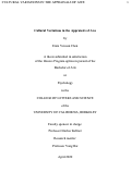 Cover page: Cultural Variations in the Appraisals of Awe