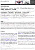 Cover page: The reference genome assembly of the bright cobblestone lichen, Acarospora socialis