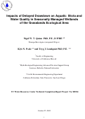 Cover page: Impacts of Delayed Drawdown on Aquatic Biota and Water Quality in Seasonally Managed Wetlands of the Grasslands Ecological Area