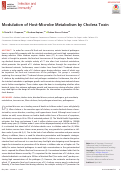 Cover page: Modulation of Host-Microbe Metabolism by Cholera Toxin.