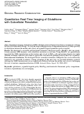 Cover page: Quantitative Real-Time Imaging of Glutathione with Subcellular Resolution.