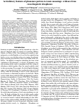 Cover page: Articulatory features of phonemes pattern to iconic meanings: evidence fromcross-linguistic ideophones