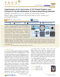 Cover page: Opportunities at the Intersection of 3D Printed Polymers and Pyrolysis for the Microfabrication of Carbon-Based Energy Materials.