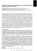 Cover page: Analyzing the Adoption and Cascading Process of OSN-based Gifting Applications: An Empirical Study