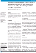 Cover page: Improvement of hyperadrenergic postural orthostatic tachycardia syndrome (POTS) with methylated B vitamins in the setting of a heterozygous COMT Val158Met polymorphism.