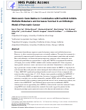 Cover page: Metronomic Gemcitabine in Combination with Sunitinib Inhibits Multisite Metastasis and Increases Survival in an Orthotopic Model of Pancreatic Cancer