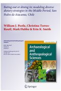 Cover page: Eating out or dining in: modeling diverse dietary strategies in the Middle Period, San Pedro de Atacama, Chile