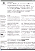 Cover page: Detection of Chlamydia trachomatis and Neisseria gonorrhoeae with the cobas CT/NG v2.0 test: performance compared with the BD ProbeTec CT Qx and GC Qx amplified DNA and Aptima AC2 assays