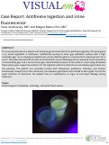 Cover page: Case Report: Antifreeze Ingestion and Urine Fluorescence