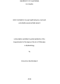 Cover page: RISKY BUSINESS: Sexual health behaviors, butt stuff, and whether people will talk about it