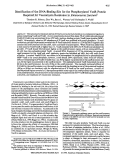 Cover page: Identification of the DNA-binding site for the phosphorylated VanR protein required for vancomycin resistance in Enterococcus faecium