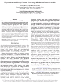 Cover page: Expectations and Noisy-Channel Processing of Relative Clauses in Arabic