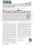 Cover page: A Scalable Calibration Method for Enhanced Accuracy in Dense Air Quality Monitoring Networks.