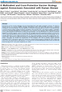 Cover page: A Multivalent and Cross-Protective Vaccine Strategy against Arenaviruses Associated with Human Disease