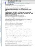 Cover page: NRG Oncology medical physicists manpower survey quantifying support demands for multi-institutional clinical trials.