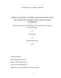 Cover page: Forest management, wildfire, and climate impacts on the hydrology of Sierra Nevada mixed-conifer watersheds