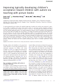 Cover page: Improving typically developing children’s acceptance toward children with autism via teaching with picture books