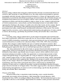 Cover page: Making Content Relevant (Or Not):  Exploring the Outcomes of a Project-Based Curriculum in Post-Secondary Art Appreciation