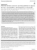 Cover page: Maternal immune activation: reporting guidelines to improve the rigor, reproducibility, and transparency of the model