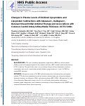 Cover page: Changes in Plasma Levels of Oxidized Lipoproteins and Lipoprotein Subfractions with Atazanavir-, Raltegravir-, Darunavir-Based Initial Antiviral Therapy and Associations with Common Carotid Artery Intima-Media Thickness: ACTG 5260s