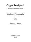 Cover page: Cogan Designs 1