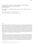 Cover page: Effects of errors in velocity tilt on maximum longitudinal compression during
neutralized drift compression of intense beam pulses: I. general description