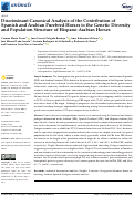 Cover page: Discriminant Canonical Analysis of the Contribution of Spanish and Arabian Purebred Horses to the Genetic Diversity and Population Structure of Hispano-Arabian Horses