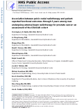 Cover page: Association between pelvic nodal radiotherapy and patient-reported functional outcomes through 5 years among men undergoing external-beam radiotherapy for prostate cancer: An assessment of the comparative effectiveness analysis of surgery and radiation (CEASAR) cohort.