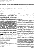 Cover page: Developmental Toxicant Exposure Is Associated with Transgenerational Adenomyosis in a Murine Model1