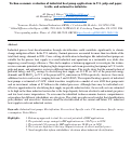 Cover page: Techno-economic evaluation of industrial heat pump applications in US pulp and paper, textile, and automotive industries