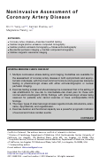 Cover page: Noninvasive Assessment of Coronary Artery Disease