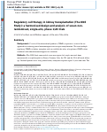 Cover page: Regulatory cell therapy in kidney transplantation (The ONE Study): a harmonised design and analysis of seven non-randomised, single-arm, phase 1/2A trials.