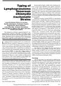 Cover page: Typing of Lymphogranuloma Venereum Chlamydia trachomatis Strains - Volume 16, Number 11—November 2010 - Emerging Infectious Diseases journal - CDC