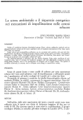 Cover page: Lo stress ambientale e il risparmio energetico nei meccanismi di impollinazione nelle cenosi erbacee