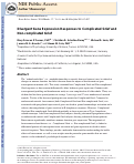 Cover page: Divergent gene expression responses to Complicated Grief and Non-complicated Grief