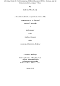 Cover page: Affecting Chemicals: An Ethnography of Clinical Research, MDMA (Ecstasy), and the Experimental Structuring of Effects