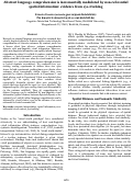 Cover page: Abstract language comprehension is incrementally modulated by non-referential spatial information: evidence from eye-tracking