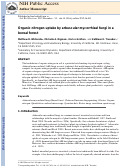 Cover page: Organic nitrogen uptake by arbuscular mycorrhizal fungi in a boreal forest