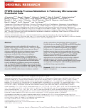 Cover page: PFKFB3 Inhibits Fructose Metabolism in Pulmonary Microvascular Endothelial Cells.