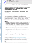 Cover page: Reductions in urinary metabolites of exposure to household air pollution in pregnant, rural Guatemalan women provided liquefied petroleum gas stoves